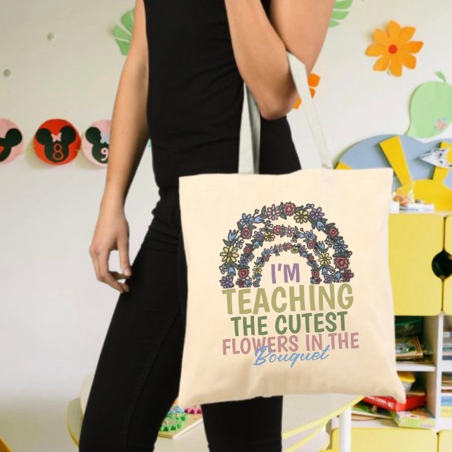 Teaching Boho Floral Tote Bag (Creator Uploaded)