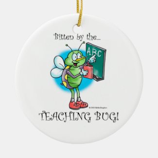 Teaching Bug ornament
