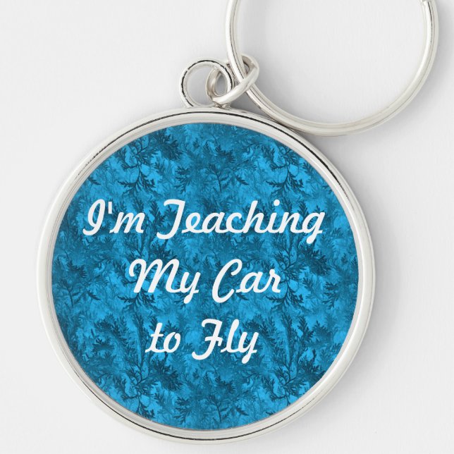 Teaching Car to Fly Keychain (Front)
