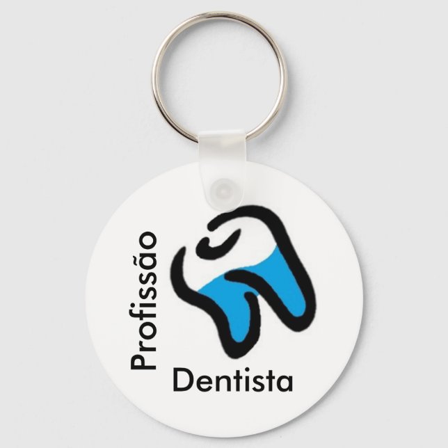 Teaching Dentist Profession Keychain (Front)