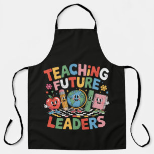 Teaching Future Leaders Groovy Teacher Apron
