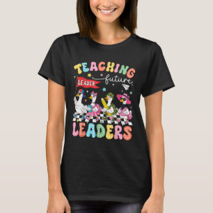 Teaching Future Leaders Led By A Silly Goose Back T-Shirt