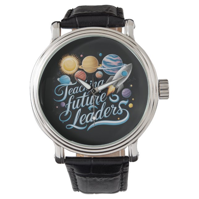 Teaching Future Leaders Space Planet Teacher Watch (Front)