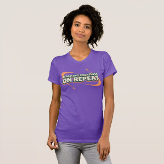 Teaching Greatness on Repeat Excellent Teacher T-Shirt