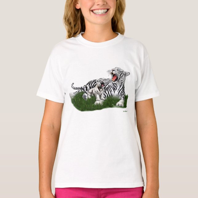 Teaching Her Cub to Roar T-Shirt (Front)