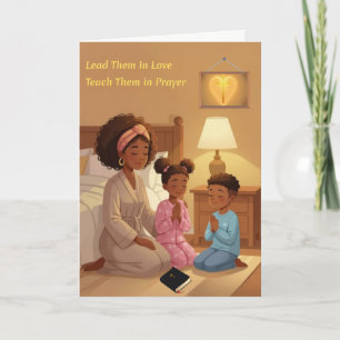 Teaching in Prayer Greeting Card