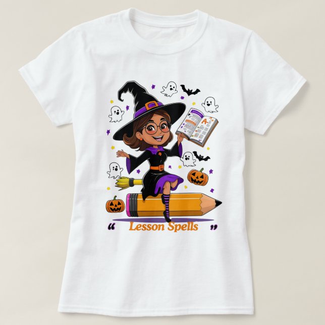 Teaching Is a Total Scream – Halloween Teacher Des T-Shirt (Design Front)