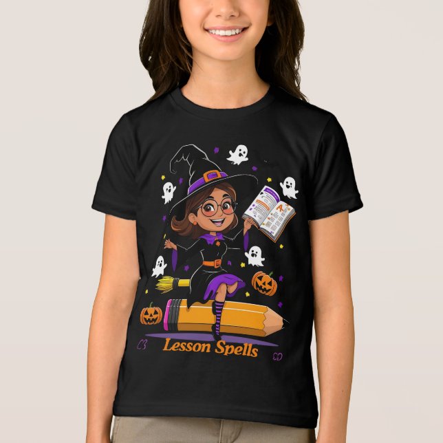 Teaching Is a Total Scream – Halloween Teacher Des Tri-Blend Shirt (Front)