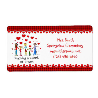 Teaching is a Work of Heart Info Labels