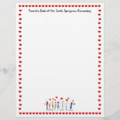 Teaching is a Work of Heart Letterhead (Front)