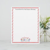 Teaching is a Work of Heart Letterhead (Standing Front)