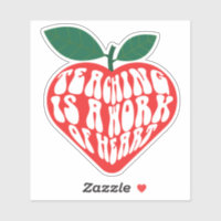 Hearts Sticker, Zazzle