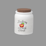 Teaching is a Work of Heart Teacher Appreciation Candy Jar