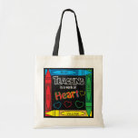 Teaching is a work of heART | Teachers Tote Bag<br><div class="desc">Art Teacher Tote Bag. ⭐99% of my designs in my store are done in layers. This makes it easy for you to resize and move the graphics and text around so that it will fit each product perfectly. ⭐ (Please be sure to resize or move graphics if needed before ordering)...</div>