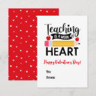 Teaching is a Work of Heart Valentine's Day