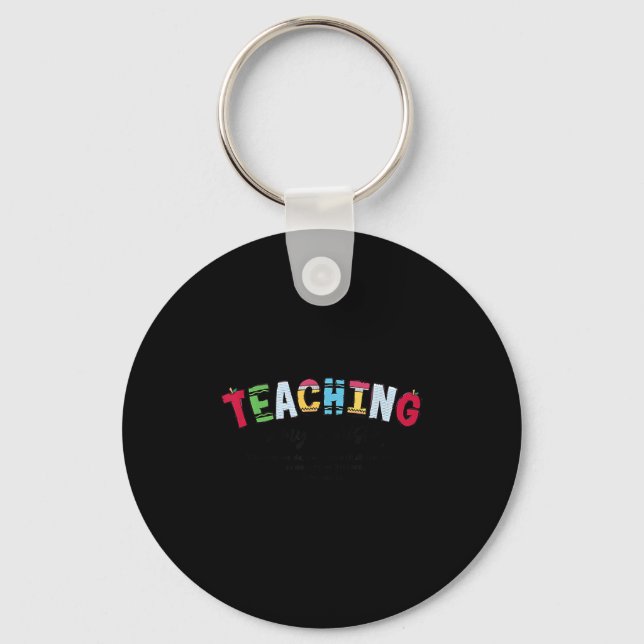 Teaching Is My Ministry Christian Teacher Bible Ve Keychain (Front)