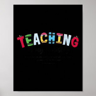 Teaching Is My Ministry Christian Teacher Bible Ve Poster