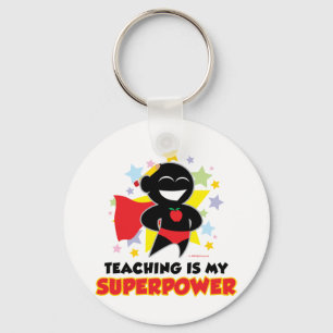 Teaching Is My Superpower Keychain