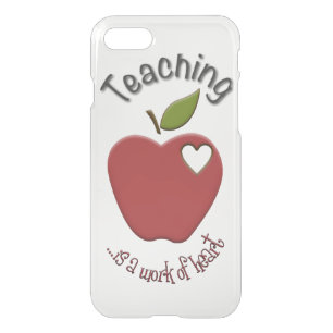 Teaching Is Work of Heart iPhone 7 iPhone SE/8/7 Case