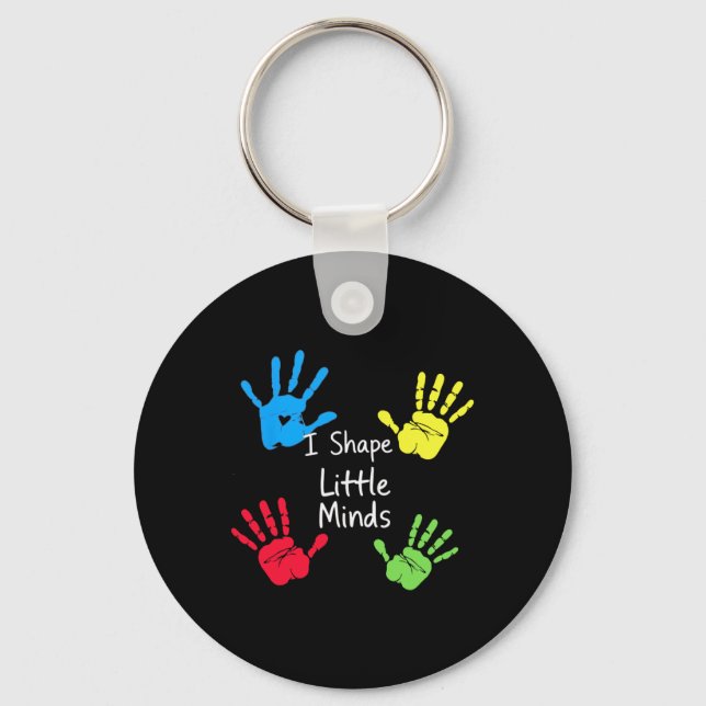Teaching Little Minds Teacher Appreciation Back To Keychain (Front)