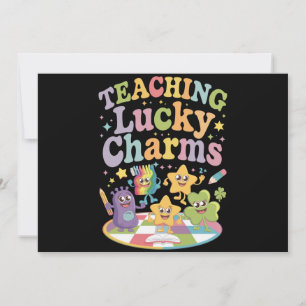 Teaching Lucky Charms Teacher St Patricks Day Invitation