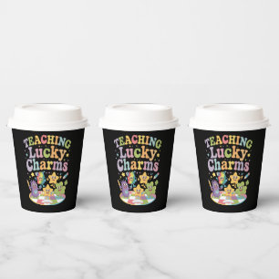 Teaching Lucky Charms Teacher St Patricks Day Paper Cups
