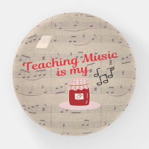 Teaching Music Is My Jam Music Humor Funny   Paperweight