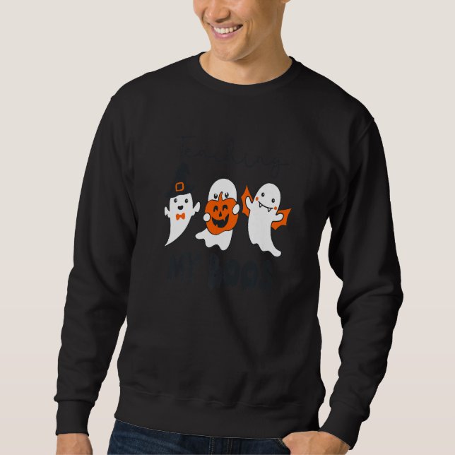 Teaching My Boos Halloween Teacher Sweatshirt (Front)