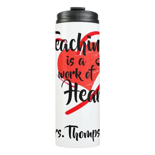 Teaching personalized thermal tumbler (Front)