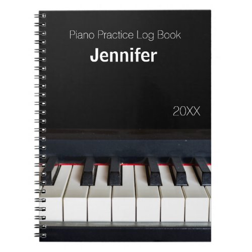 Teaching Piano  Piano Practice Log Book