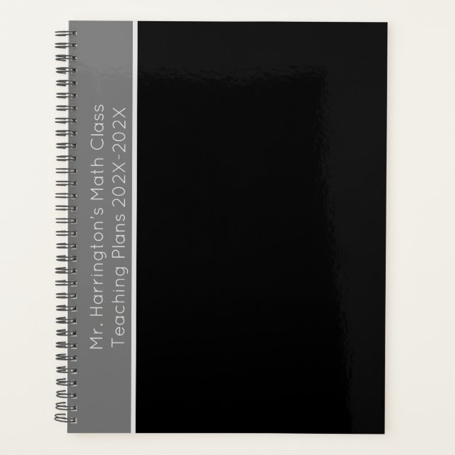 Teaching Plans Classroom Planner Minimalist Design (Front)