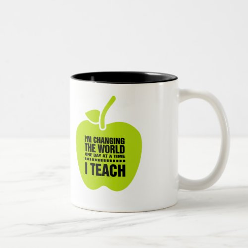 Teaching Quote Custom Name Gift  Two_Tone Coffee Mug