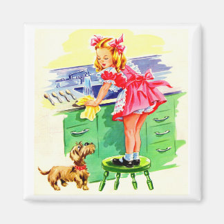 Teaching Rover how to wash the dishes Magnet