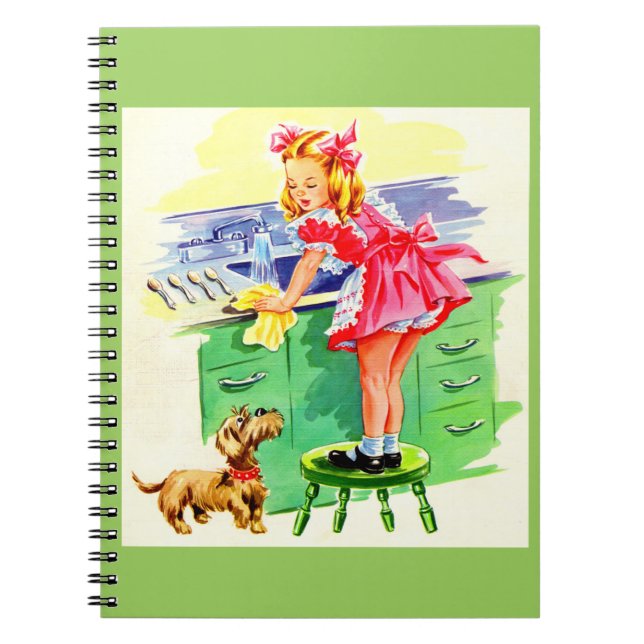 Teaching Rover how to wash the dishes Notebook (Front)
