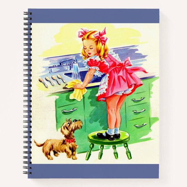 Teaching Rover how to wash the dishes Notebook (Front)