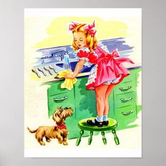 Teaching Rover how to wash the dishes Poster