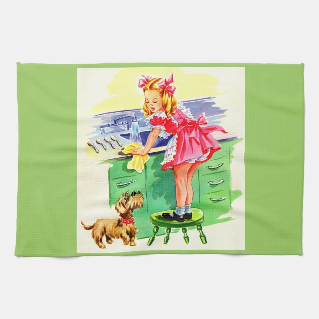 Teaching Rover how to wash the dishes Towel (Horizontal)