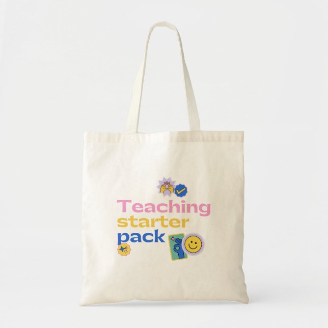 Teaching  starter  pack tote bag (Front)