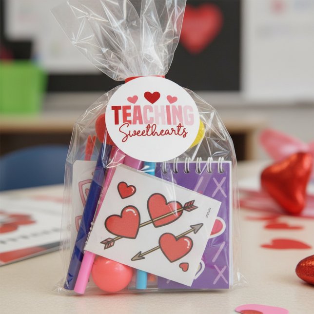 Teaching Sweethearts Teacher Valentine Sticker (Creator Uploaded)