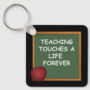 Teaching Touches A Life Forever Personalized Keychain