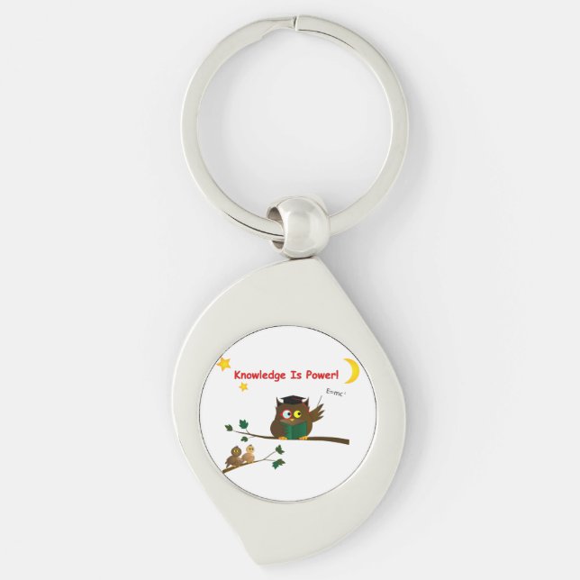 Teaching Wise Owl Keychain (Front)