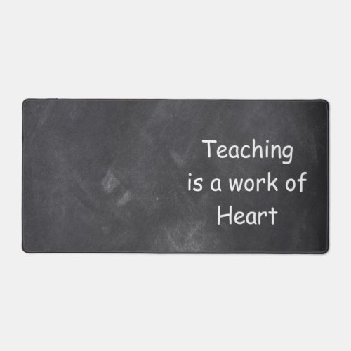 Teaching Work Heart Chalkboard Class Decoration Desk Mat