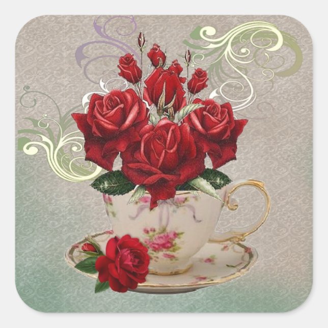 Teacup 3 stickers (Front)