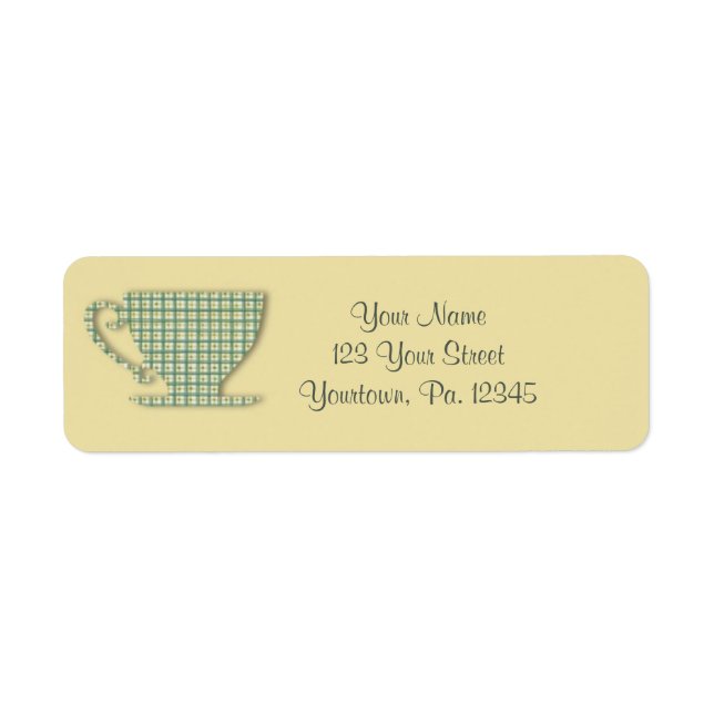 Teacup Address Label (Front)