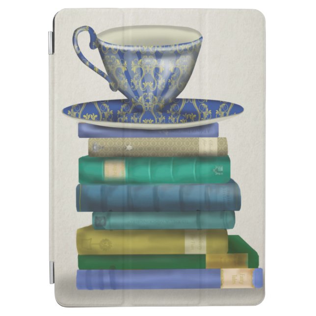 Teacup and Books 2 iPad Air Cover (Front)
