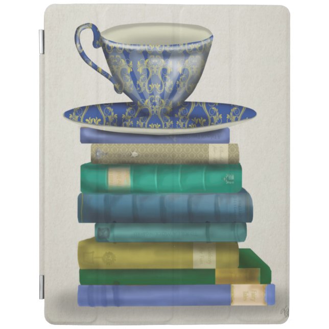 Teacup and Books 2 iPad Air Cover (Front)