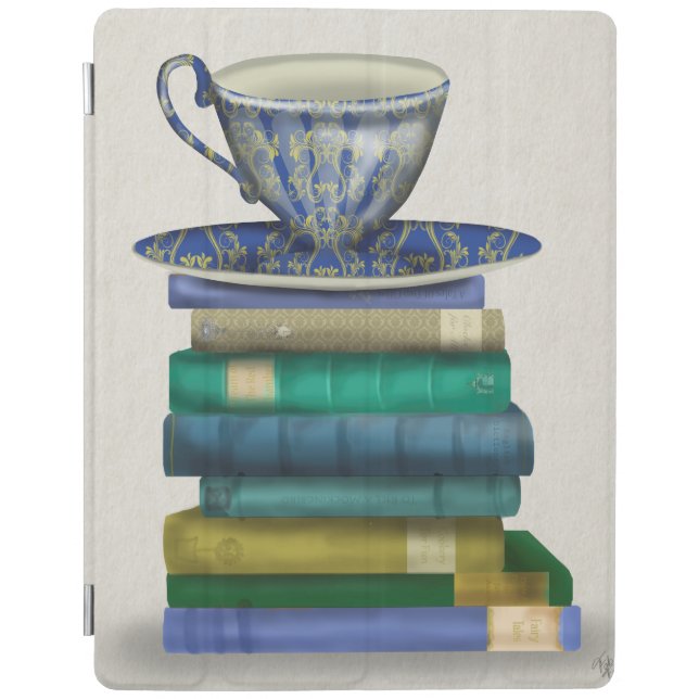 Teacup and Books 3 iPad Air Cover (Front)