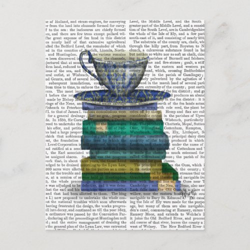 Teacup and Books Postcard