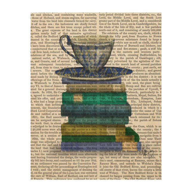 Teacup and Books Wood Wall Art (Front)