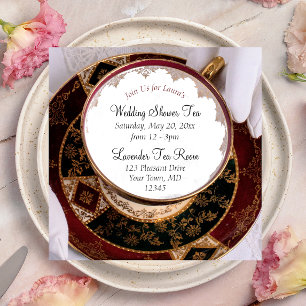 Teacup and Saucer Bridal Shower Invitation